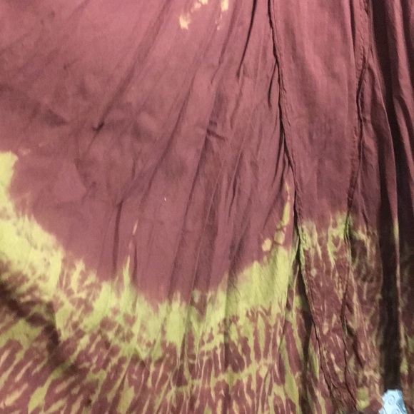 Tie dyed purple strapless sundress M boho - Picture 4 of 6